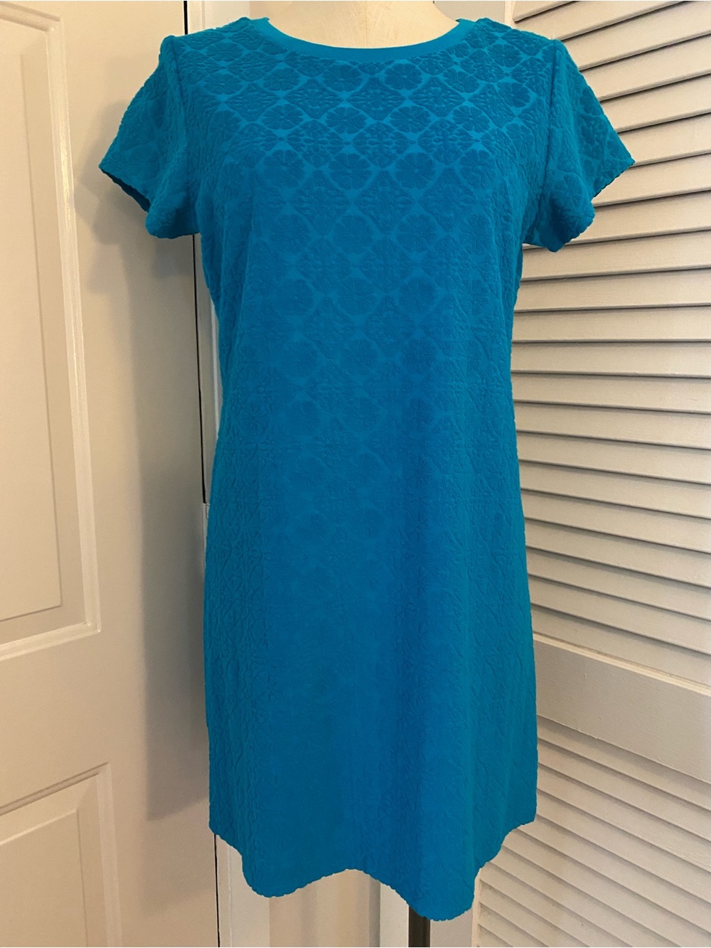 Mod “Lands End” Teal Shift Dress- Size XS (2-4)